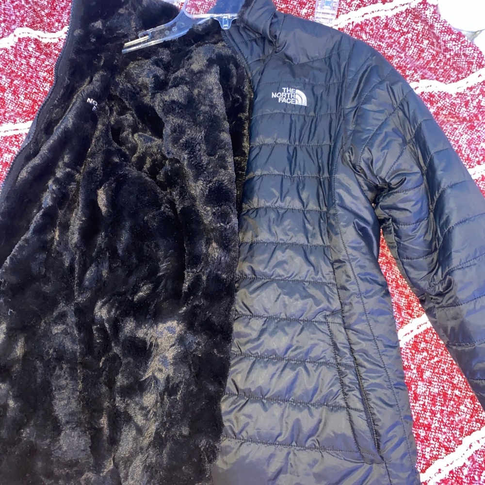 North Face reversible sweater